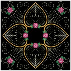 Trapunto Rose Quilt Block 3 12(Sm)