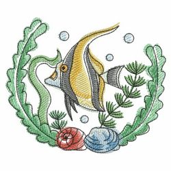 Fish And Coral(Lg) machine embroidery designs