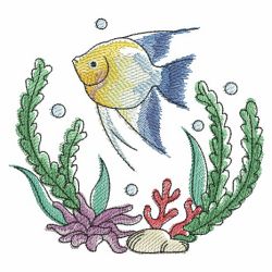 Fish And Coral 02(Lg) machine embroidery designs