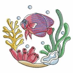 Fish And Coral 10(Sm) machine embroidery designs