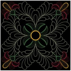 Trapunto Baltimore Quilt Block 10(Lg) machine embroidery designs