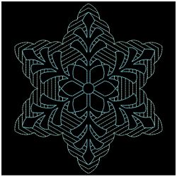 Trapunto Snowflakes 02(Md) machine embroidery designs