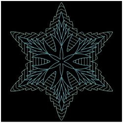 Trapunto Snowflakes 04(Sm) machine embroidery designs