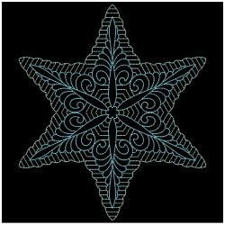 Trapunto Snowflakes 05(Sm) machine embroidery designs