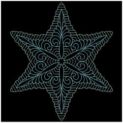 Trapunto Snowflakes 05(Sm)
