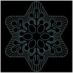 Trapunto Snowflakes 10(Md) machine embroidery designs
