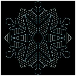 Trapunto Snowflakes 12(Md) machine embroidery designs