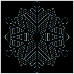 Trapunto Snowflakes 12(Sm)