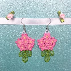 FSL Flower Earrings 07 machine embroidery designs