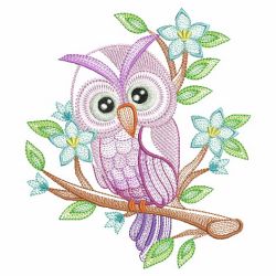 Owl Branch 2 05(Sm) machine embroidery designs
