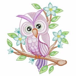 Owl Branch 2 05(Md) machine embroidery designs