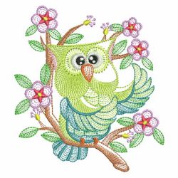 Owl Branch 2 08(Sm) machine embroidery designs