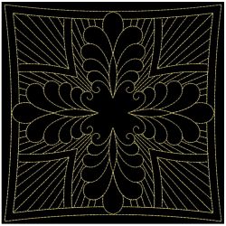 Trapunto Feather Quilt 2 01(Sm) machine embroidery designs