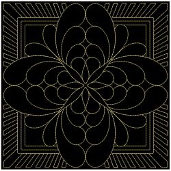Trapunto Feather Quilt 2 05(Sm)