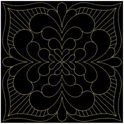 Trapunto Feather Quilt 2 07(Sm)