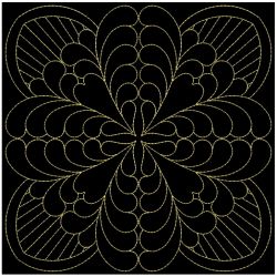 Trapunto Feather Quilt 2 08(Sm)