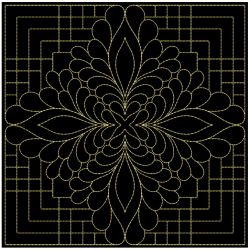 Trapunto Feather Quilt 2 09(Sm)