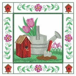 Garden Blocks 08(Lg) machine embroidery designs