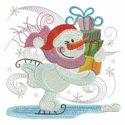 Christmas Snowmen 02 machine embroidery designs