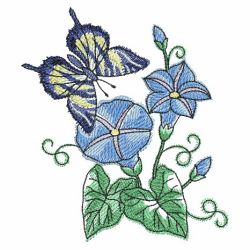 Butterfly And Blooms 2 02(Sm) machine embroidery designs