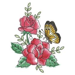Butterfly And Blooms 2 03(Md) machine embroidery designs