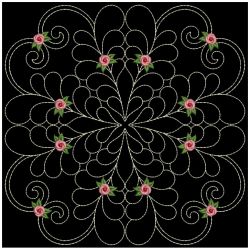 Trapunto Rose Quilt Block 4 02(Md)