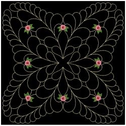 Trapunto Rose Quilt Block 4 03(Sm) machine embroidery designs