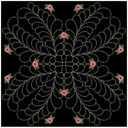 Trapunto Rose Quilt Block 4 06(Lg)