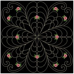 Trapunto Rose Quilt Block 4 08(Lg)