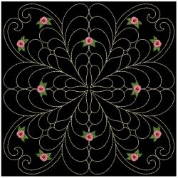 Trapunto Rose Quilt Block 4 08(Sm)