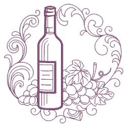 Wine And Grapes 2 01(Sm) machine embroidery designs