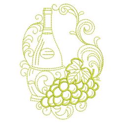 Wine And Grapes 2 03(Md) machine embroidery designs