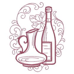 Wine And Grapes 2 05(Md) machine embroidery designs