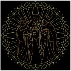 Trapunto Nativity 02(Md) machine embroidery designs