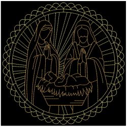 Trapunto Nativity 12(Sm) machine embroidery designs