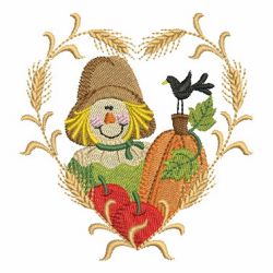 Fall Scarecrow 2 03(Lg) machine embroidery designs