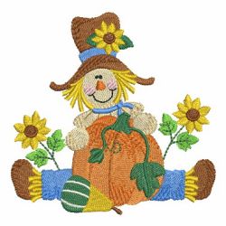 Fall Scarecrow 2 06(Lg) machine embroidery designs