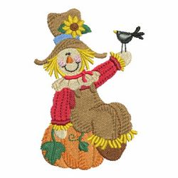 Fall Scarecrow 2 07(Lg) machine embroidery designs