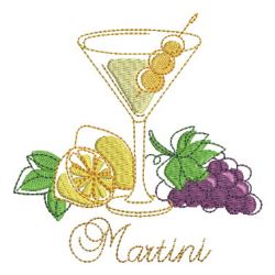 Cocktails 05(Lg) machine embroidery designs