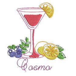 Cocktails 09(Lg) machine embroidery designs