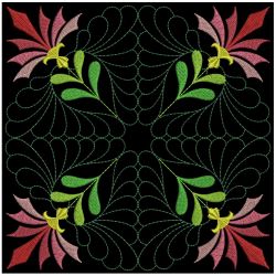 Trapunto Feather Quilt 3 02(Sm) machine embroidery designs