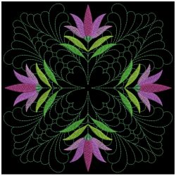 Trapunto Feather Quilt 3 03(Lg) machine embroidery designs