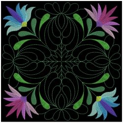 Trapunto Feather Quilt 3 05(Lg)