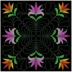 Trapunto Feather Quilt 3 07(Lg)