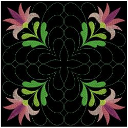 Trapunto Feather Quilt 3 08(Lg) machine embroidery designs