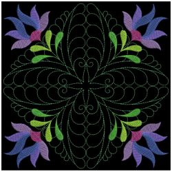 Trapunto Feather Quilt 3 09(Lg)
