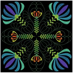 Trapunto Feather Quilt 3 11(Lg) machine embroidery designs