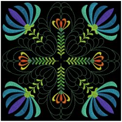Trapunto Feather Quilt 3 11(Lg)