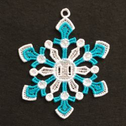 3D FSL Snowflakes 03 machine embroidery designs