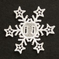 3D FSL Snowflakes 06 machine embroidery designs